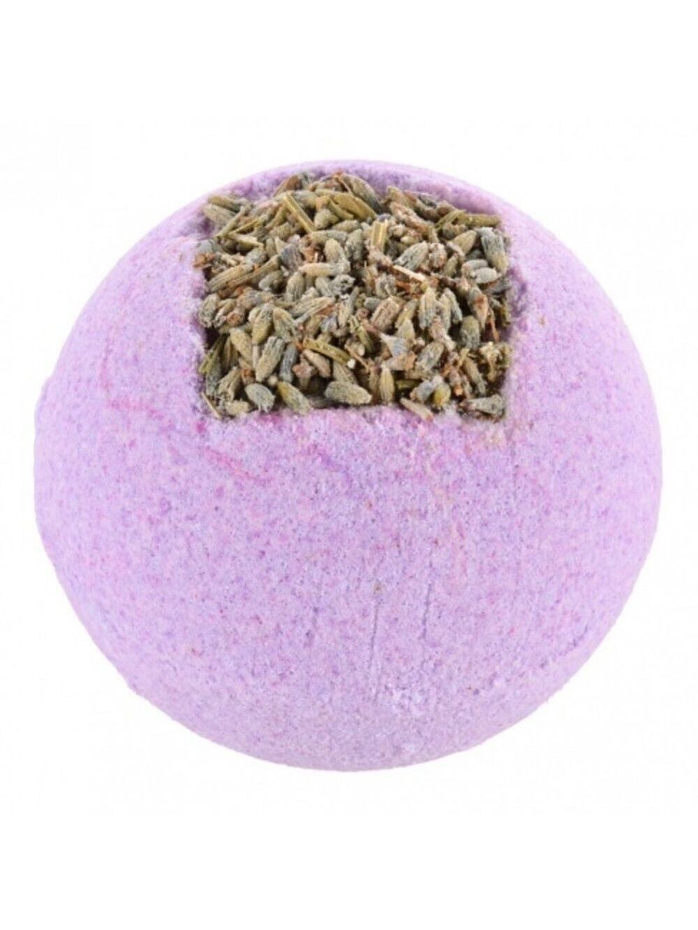 5 Lavendar Bath Bombs Fizzers with lavendar flowers Lot of 5 Bath Fizzers NEW - Picture 2 of 5